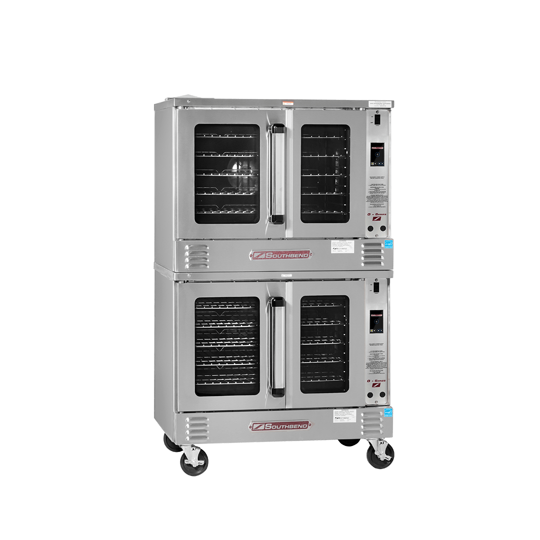 Platinum Double Convection Oven, Gas 90,000 BTU'S Each, Standard Depth